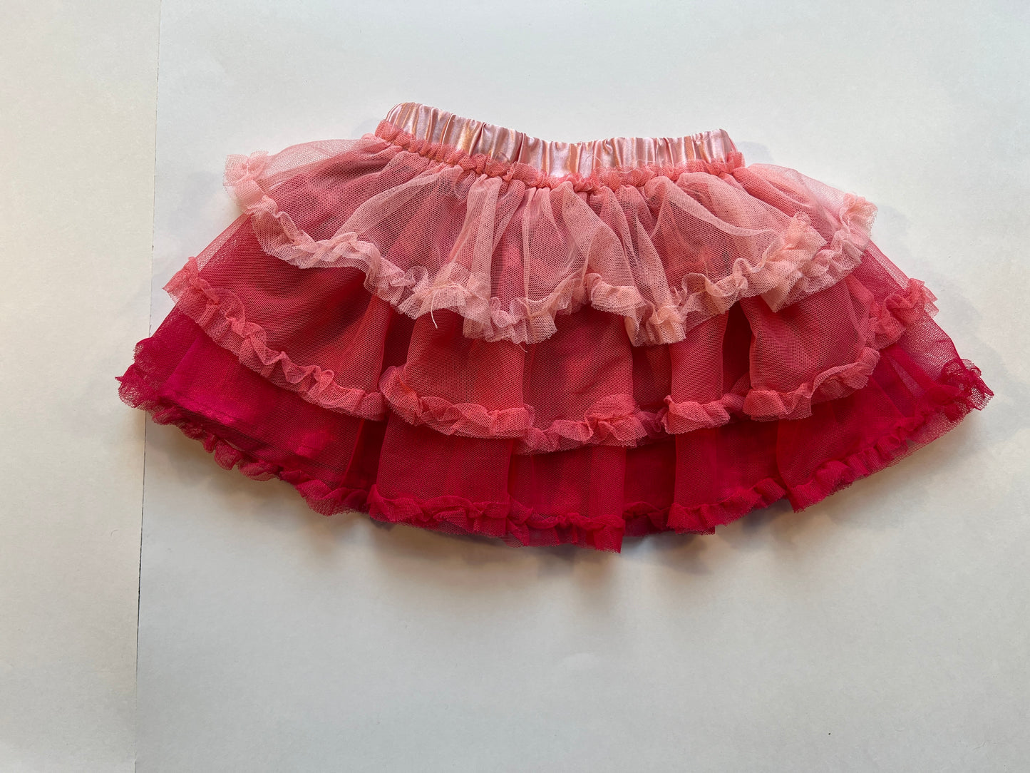Girls 3T Twirl Tulle Skirt Pink Ruffle
