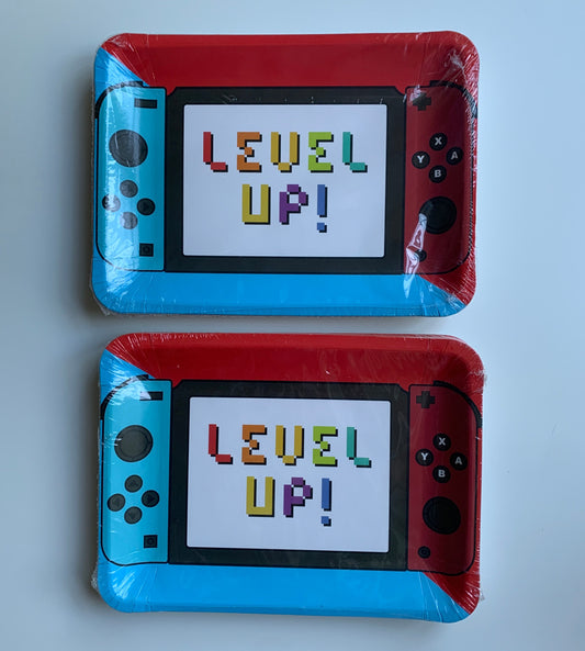 Seller 122 Level Up Party Plates & Favor Boxes