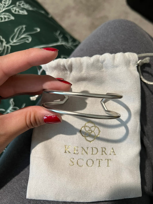 Seller #76 - Kendra Scott Mikki Cuff Bracelet- Rhodium Plated