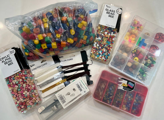 #32 PRICE REDUCED Beading & Bracelet Making Supplies