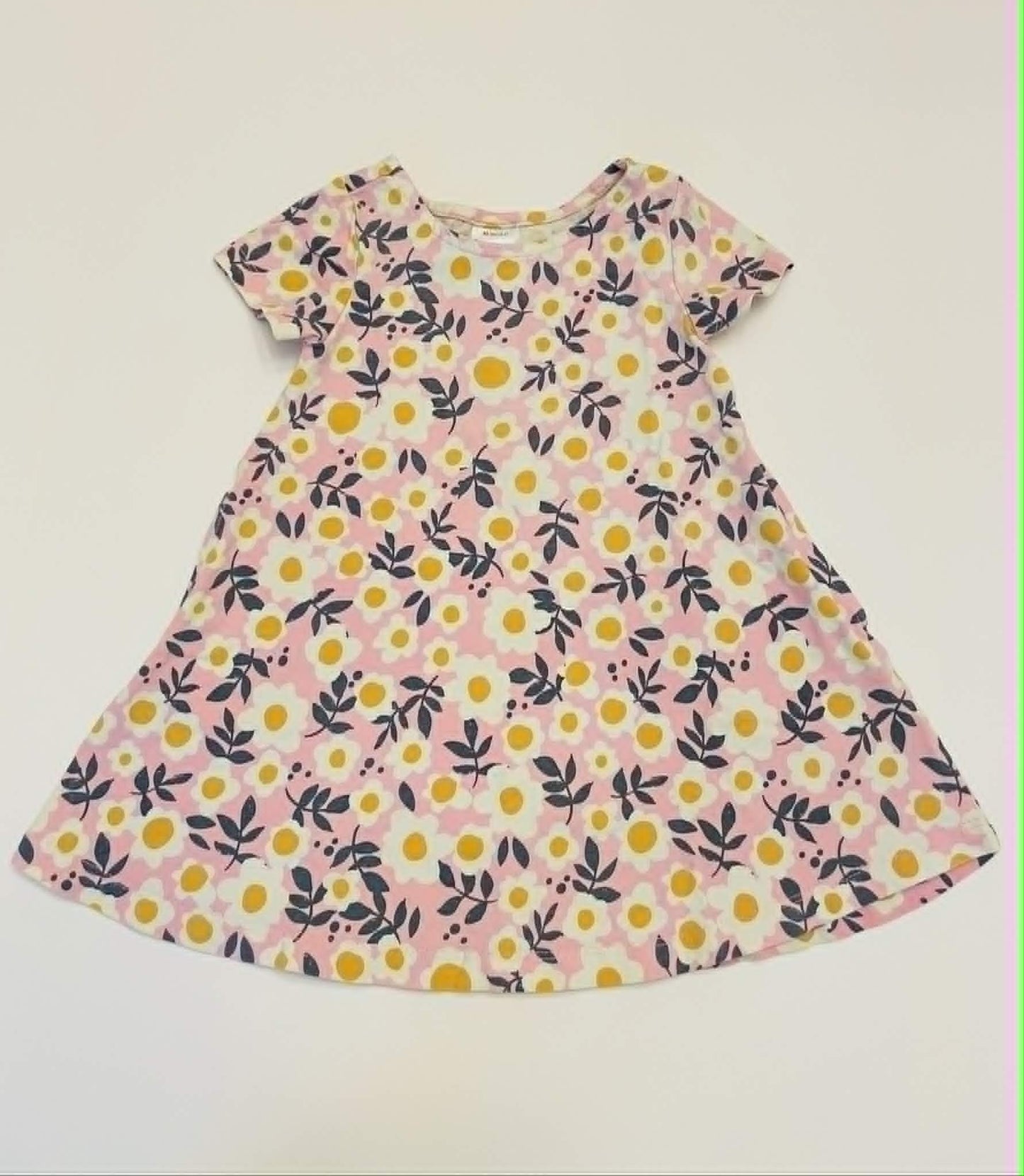 #54 - Girls 2T HA Pink Flower Dress