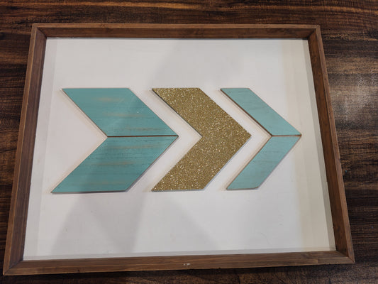 Seller 185:  Kids Wall Art, arrows 16x20