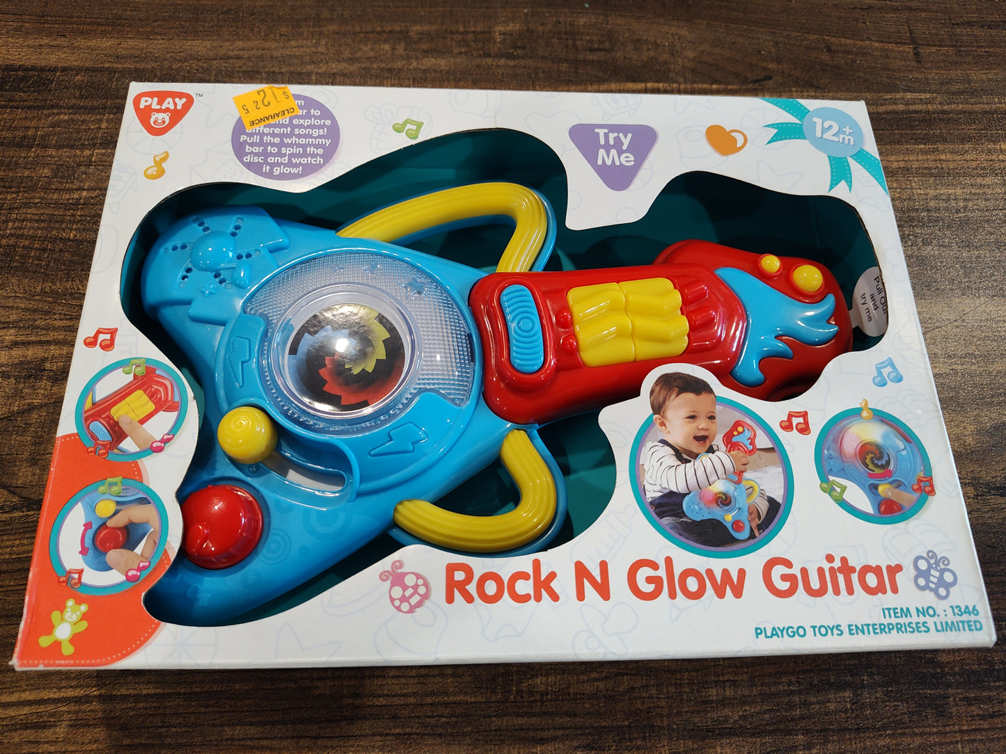 Seller 185: Toy Rock N Glow Guitar (12 months plus)
