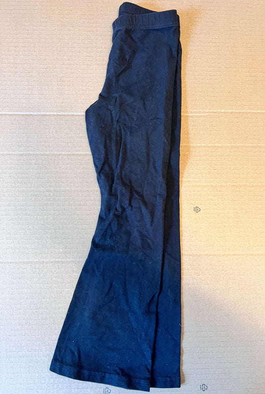 #176 - Old Navy girls black flare leggings | S