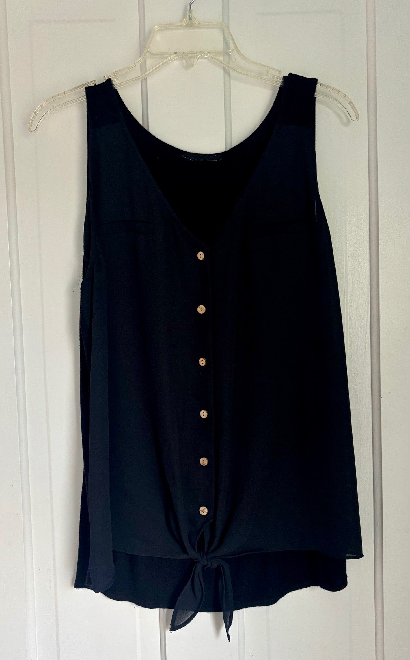 #43 Fortune and Ivy (Stitch Fix) Mixed Media Blouse Women's XL VGUC