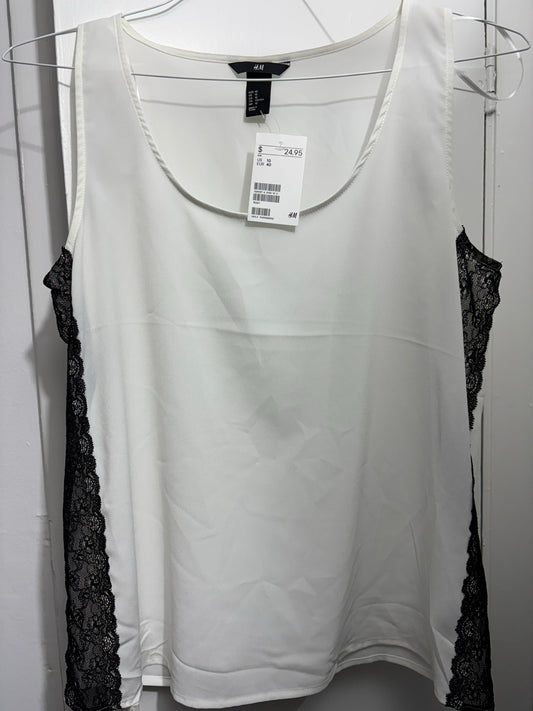 #70 H&M tank blouse size 10 NWT