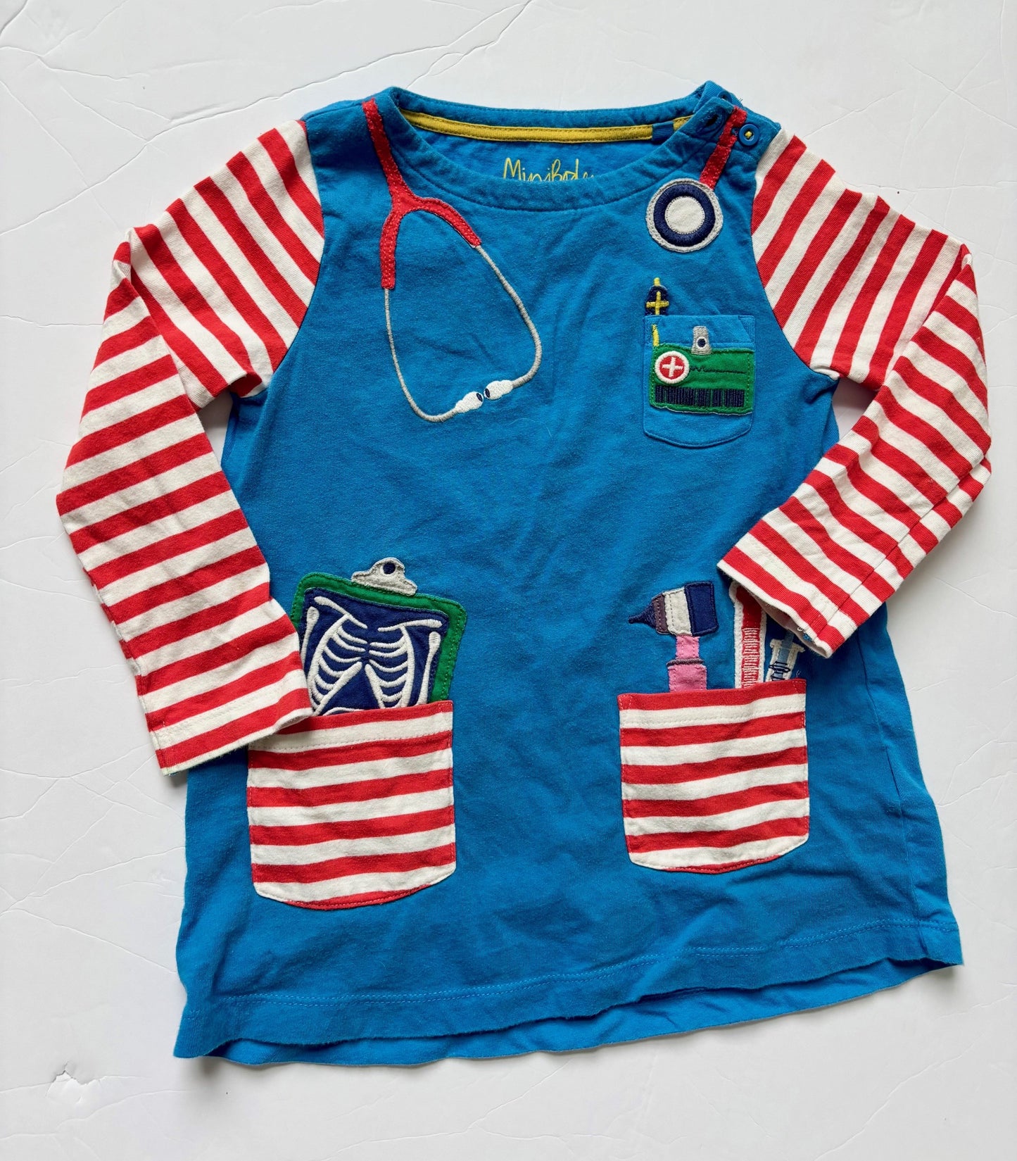 #43 Boden Doctor Dress/Tunic Girls 2 to 3 years VGUC