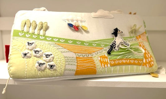 REDUCED #70 Wonder and Wise Farm Activity Tummy Time Wedge