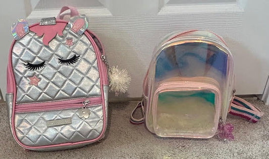 2 Small Purse Backpacks
