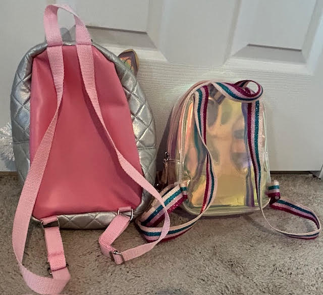 2 Small Purse Backpacks