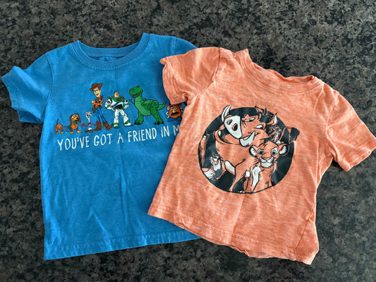 #42 Boys 18M Disney Shirts