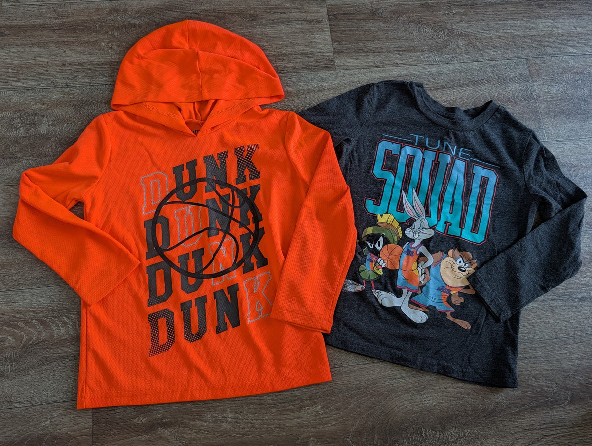 #8 Boys Long Sleeve / Light Weight Hoodie Bundle Size 5
