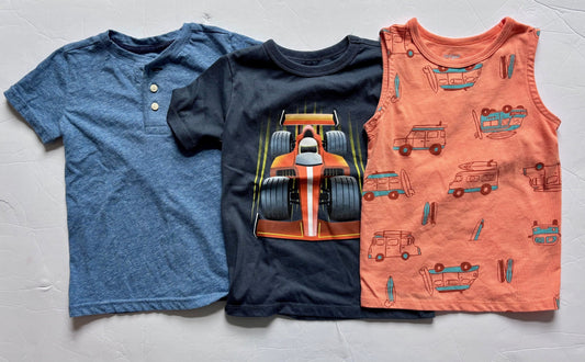 #43 Cat & Jack / Children's Place Tee Bundle Boys 4T EUC