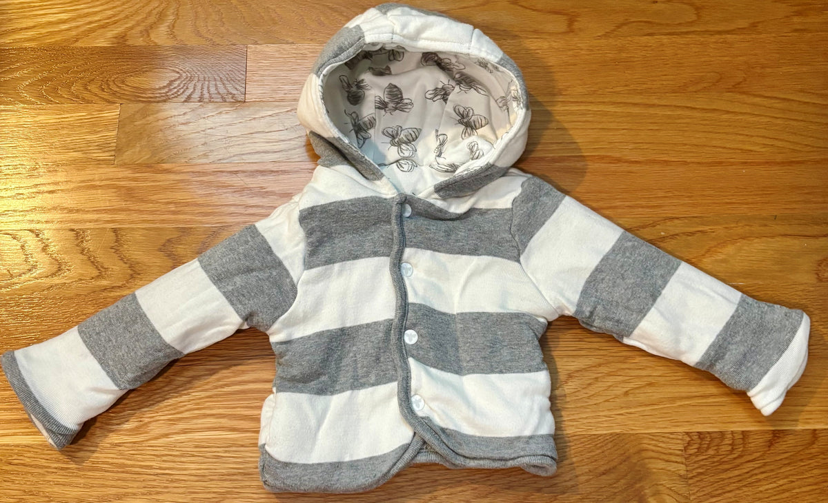 #69 Burt's Bees Reversable Jacket 3-6M