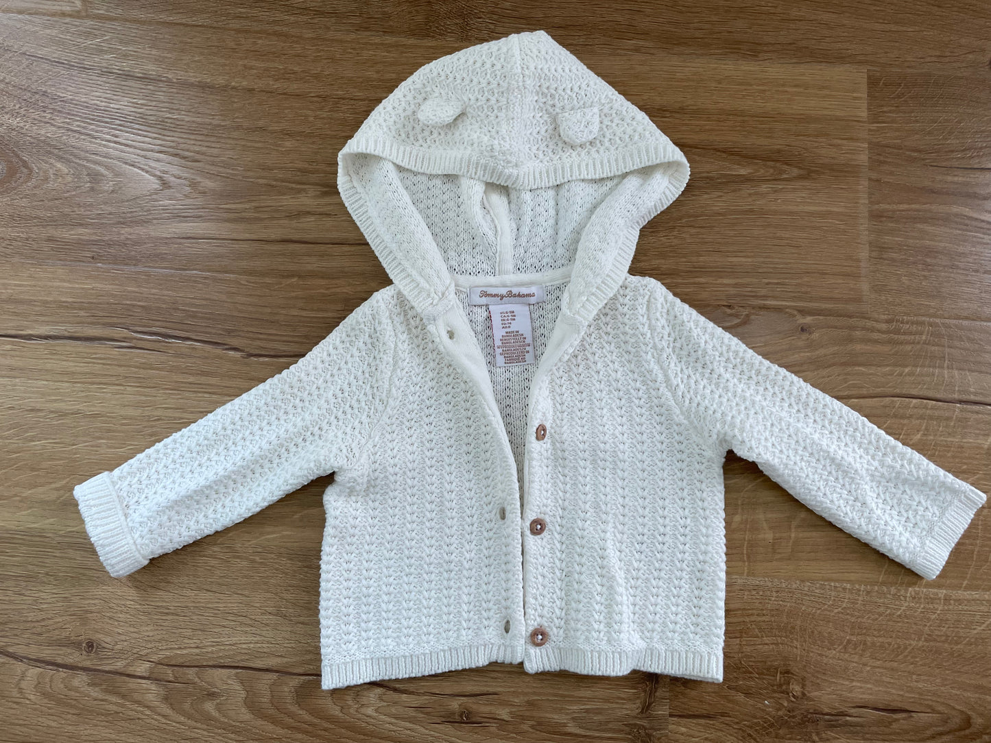 #6 - Girls Tommy Bahana Knit Hoodie/Sweater, 6-9 months
