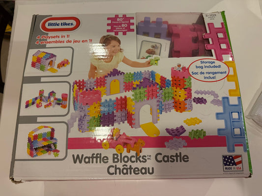 179 "Reduced" Little Tikes Waffle Blocks Castle Set