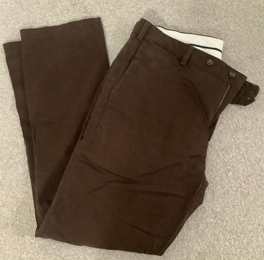 #130 Polo Ralph Lauren Drk Brown chinos Sz 36x32