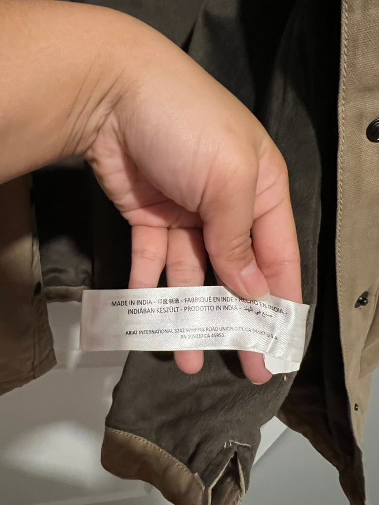 Seller #76 - Ariat Women's Rebar Canvas Long Sleeve Snap Shirt Jacket NWT - Insulated - 2XL