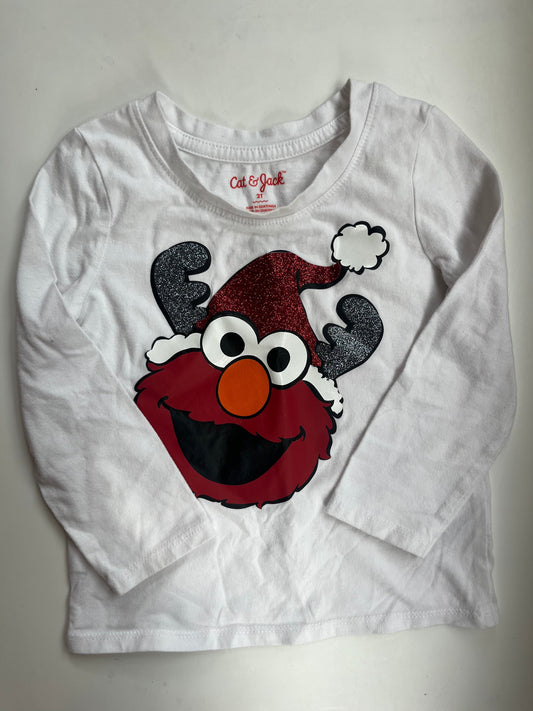 Seller #20 homemade Elmo Christmas shirt 2t