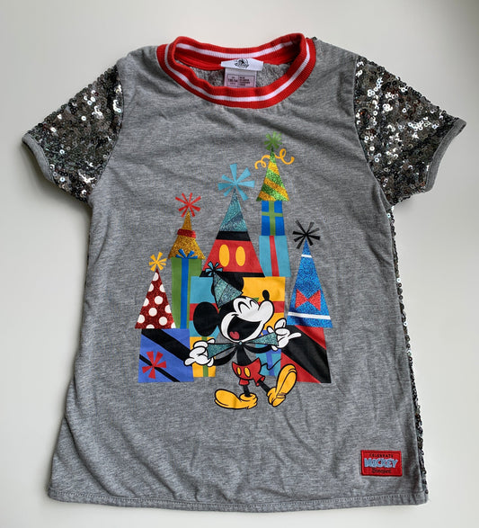 Seller 122 Girls Disney Birthday Shirt Size M (8)