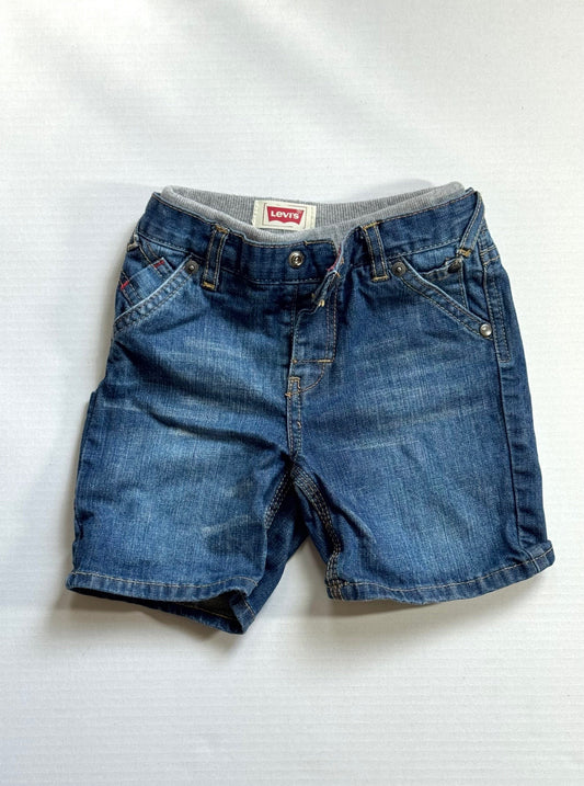 Seller 126 - Levi's Boys 24 mo Jean Shorts with Gray Comfort Band Waist