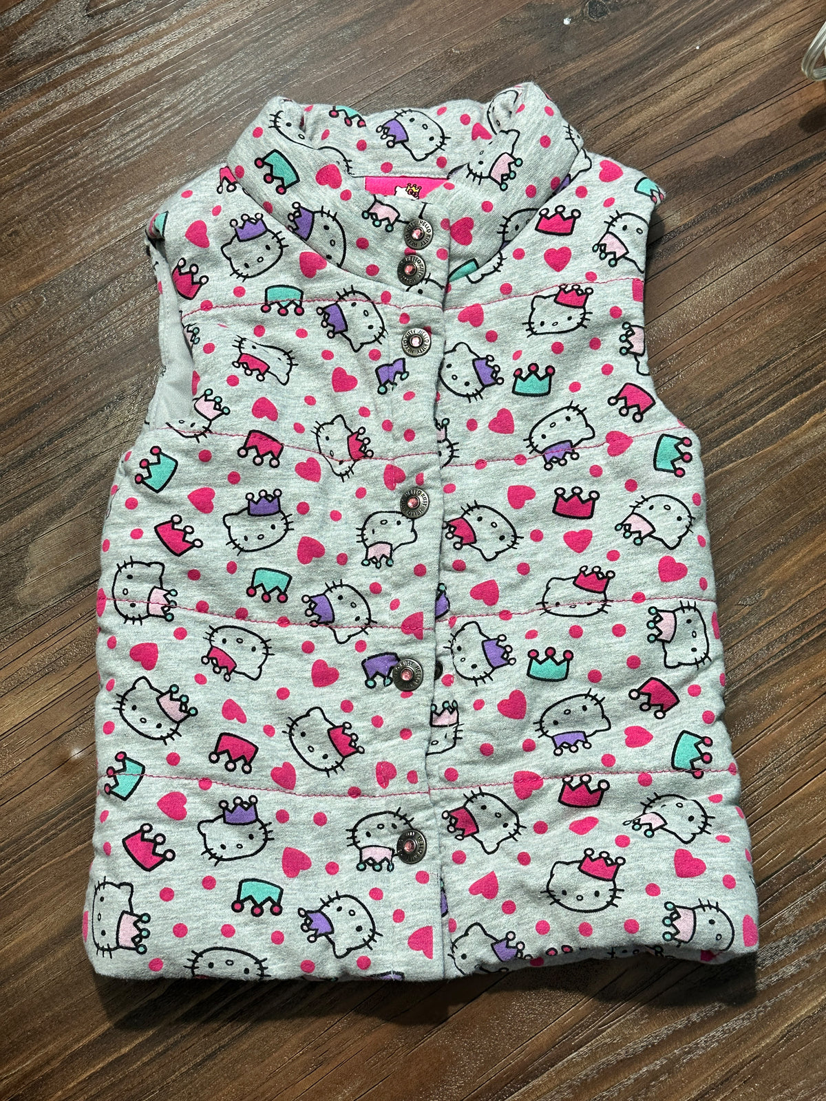 #48 Hello Kitty Gray Vest 4T