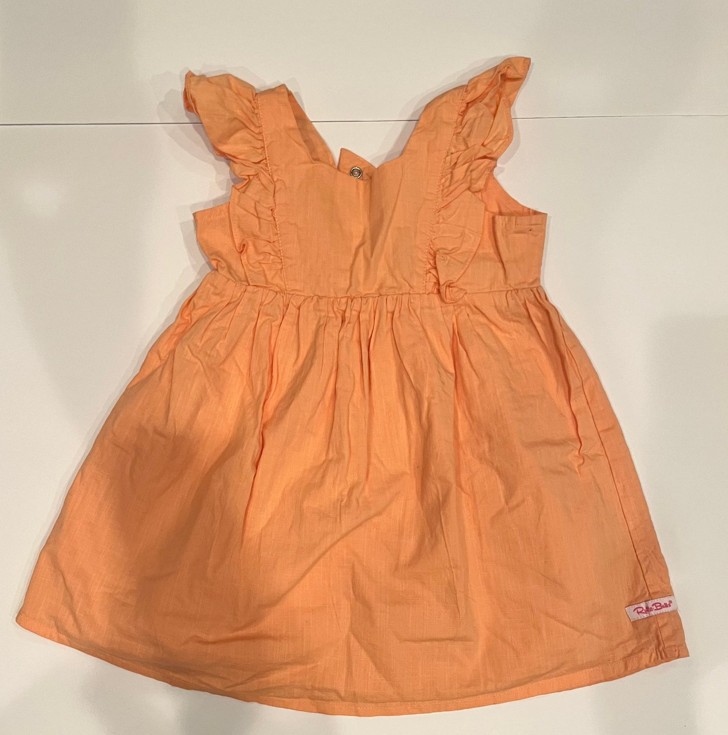 Ruffle Butts orange 3t dress REDUCED