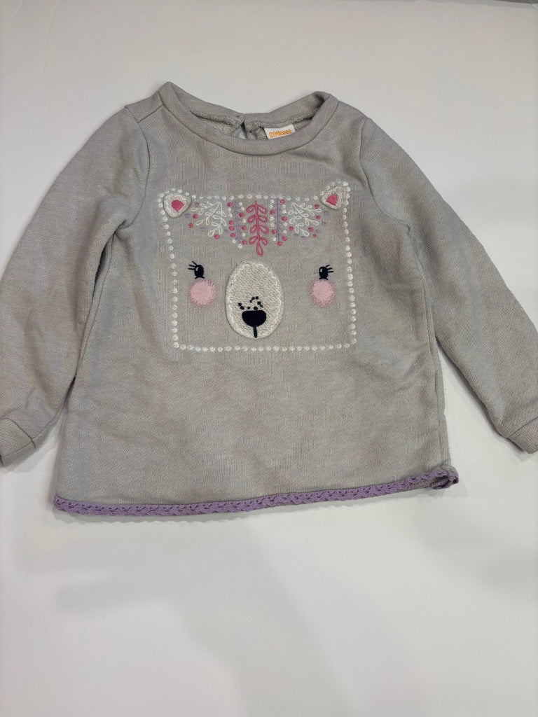 #86A girls 2T Gymboree sweatshirt