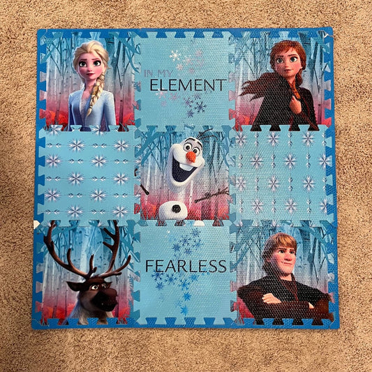 Seller #115 - REDUCED Frozen Foam Floor Puzzle Mat, GUC