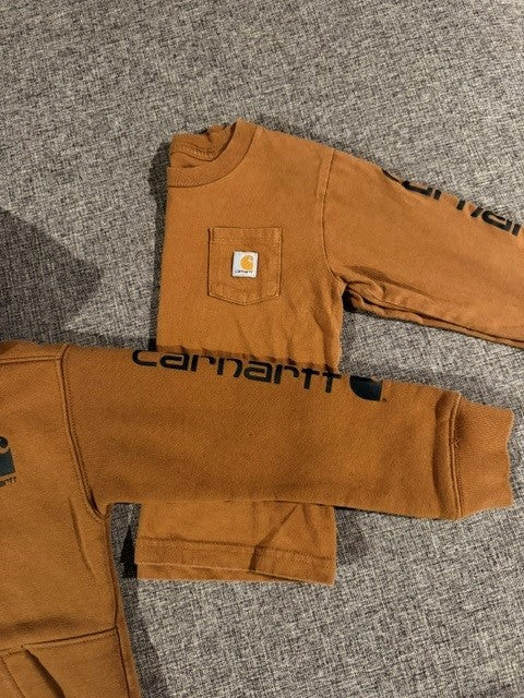 Seller #179 | Carhartt Bundle- Pullover & Long Sleeve Shirt | Toddler 3T
