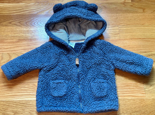 #69 Carter's Bear Fleece Jacket 3M