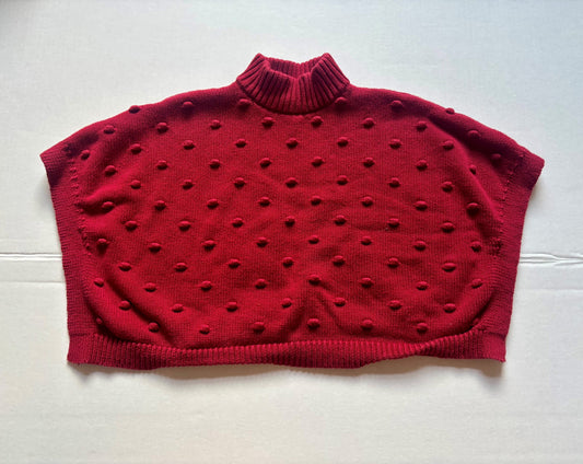 #154 Carter's Sweater Poncho Girls 2T EUC