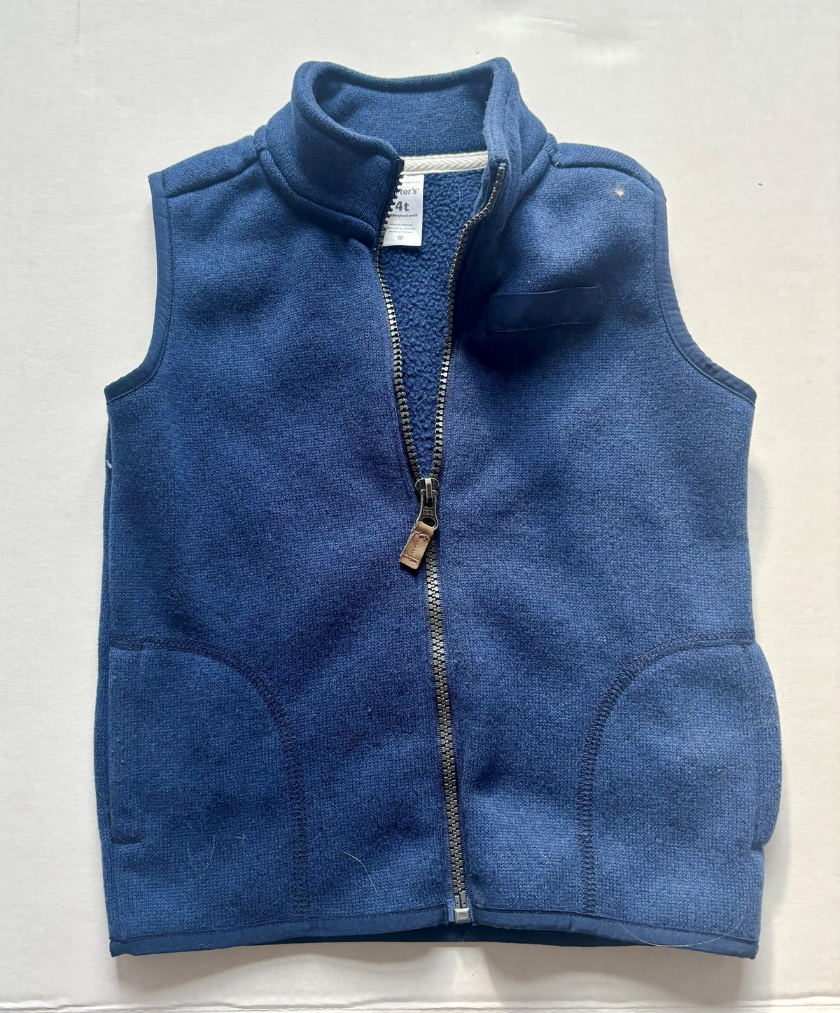 #154 Carter's Fleece Vest Boys 4T EUC