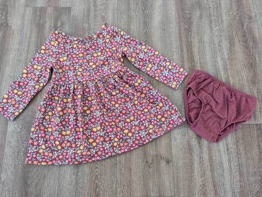 #144 - Girls Cat & Jack Size 18M Dress with bloomers