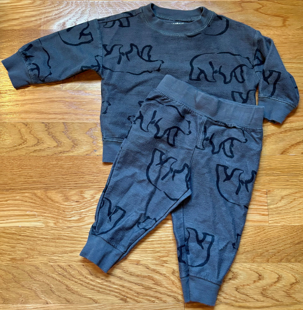 #69 Carter's Bear Outfit 6M