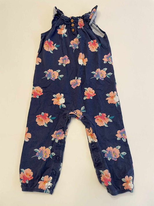 #54 - Girls 24M Carters Floral Jumpsuit