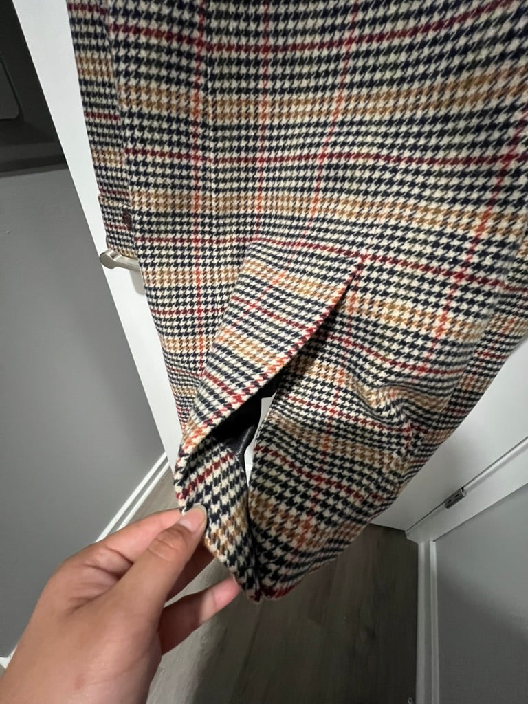 Seller #76 - Lauren Ralph Lauren Reefer Coat - Sienna Plaid - NWOT - Size 4