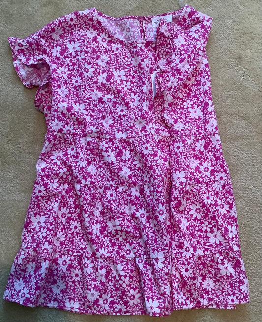 #130 NWT Emily Wonder Pink and White Top Sz L
