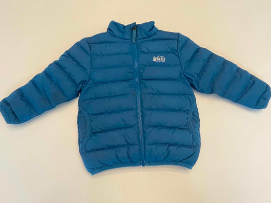 #54 - Boys 3T REI Blue Dinos Coat