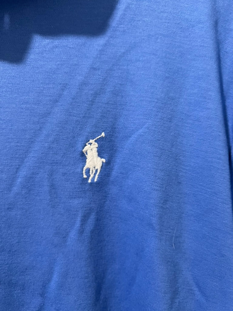 Seller #76 - Polo Ralph Lauren Shirt Mens Xtra Large Blue Custom Slim Fit Golf Preppy Classic