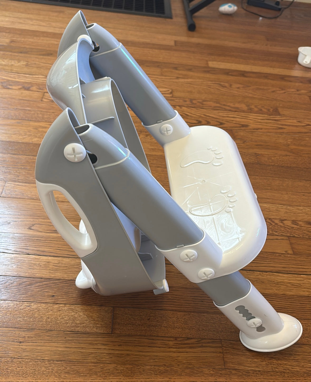 #4 Foldable Potty Chair With Adjustable Ladder Height