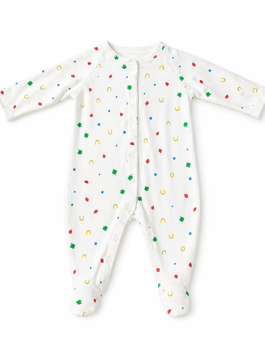 #90: Hanna Andersson Footed Pajamas – 0–3 Months