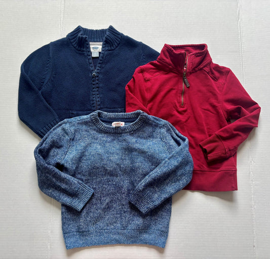 #154 Assorted Brands Sweater Bundle Boys 4T VGUC-GUC