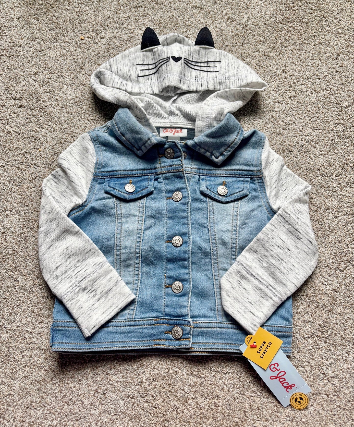 #43 Cat and Jack Jacket Girls 2T NWT