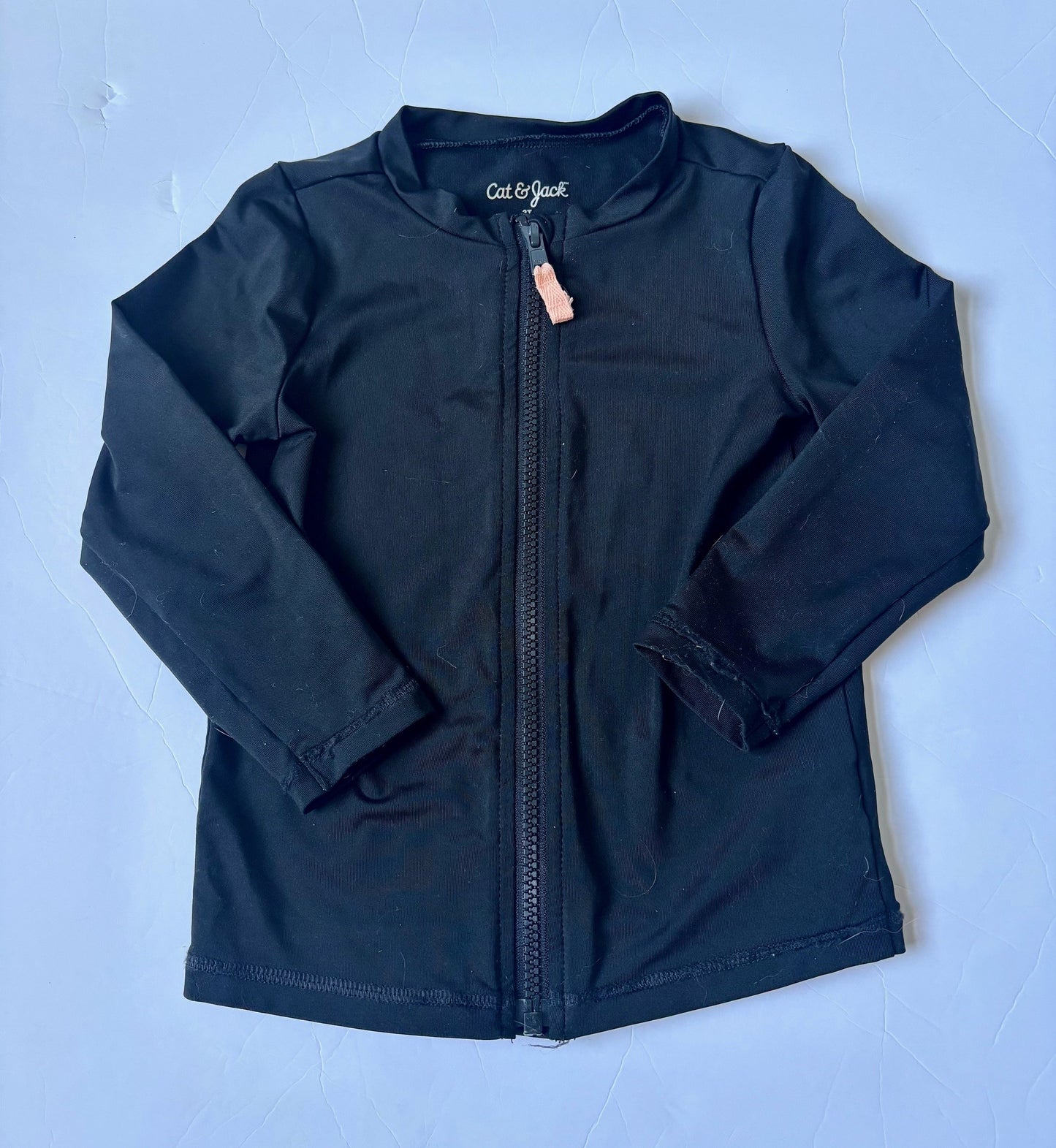 #43 Cat and Jack Zip Up Rashguard Boys 3T GUC