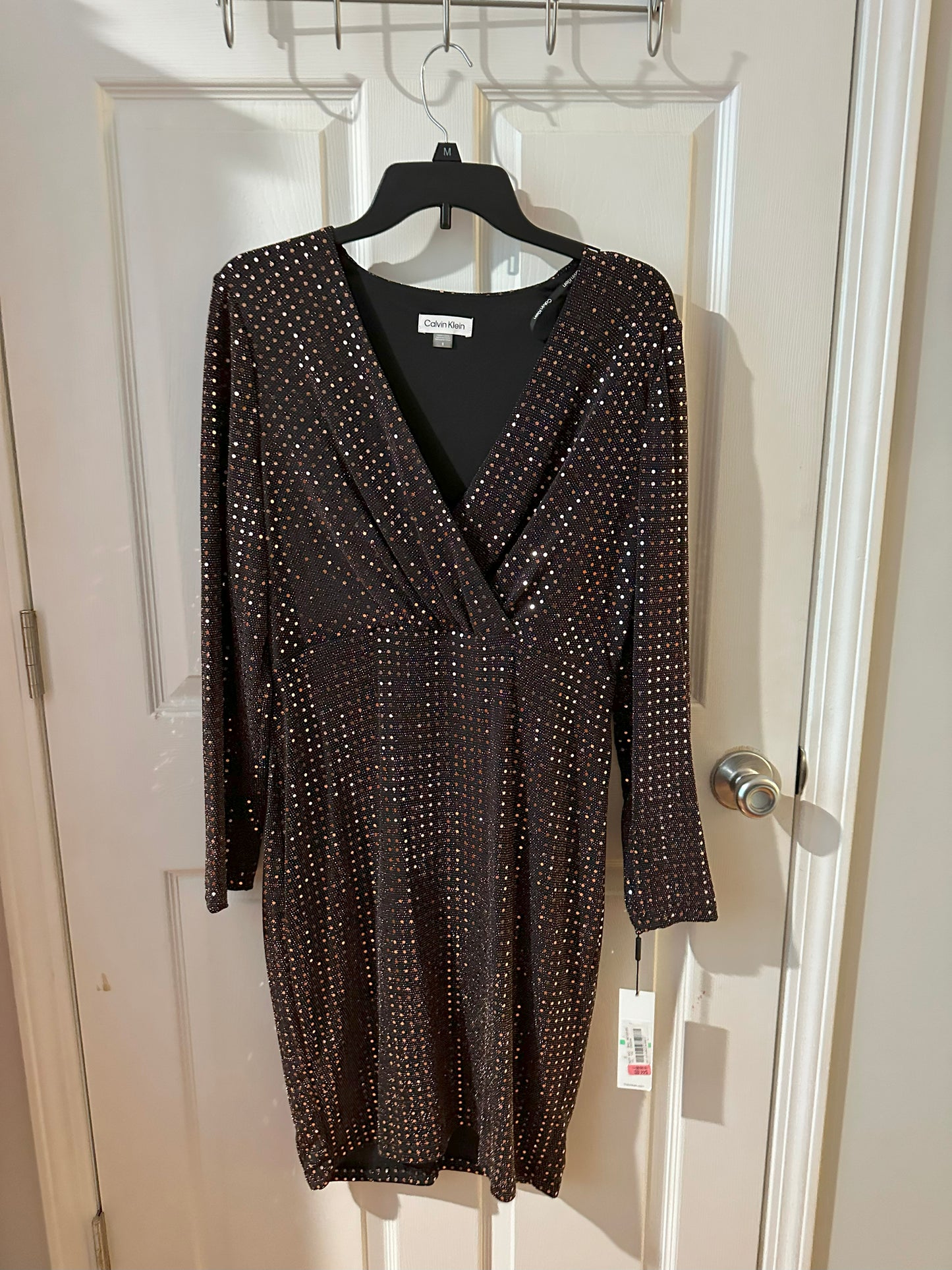 #8 Women's Calvin Klein Long Sleeve Dress-Size medium