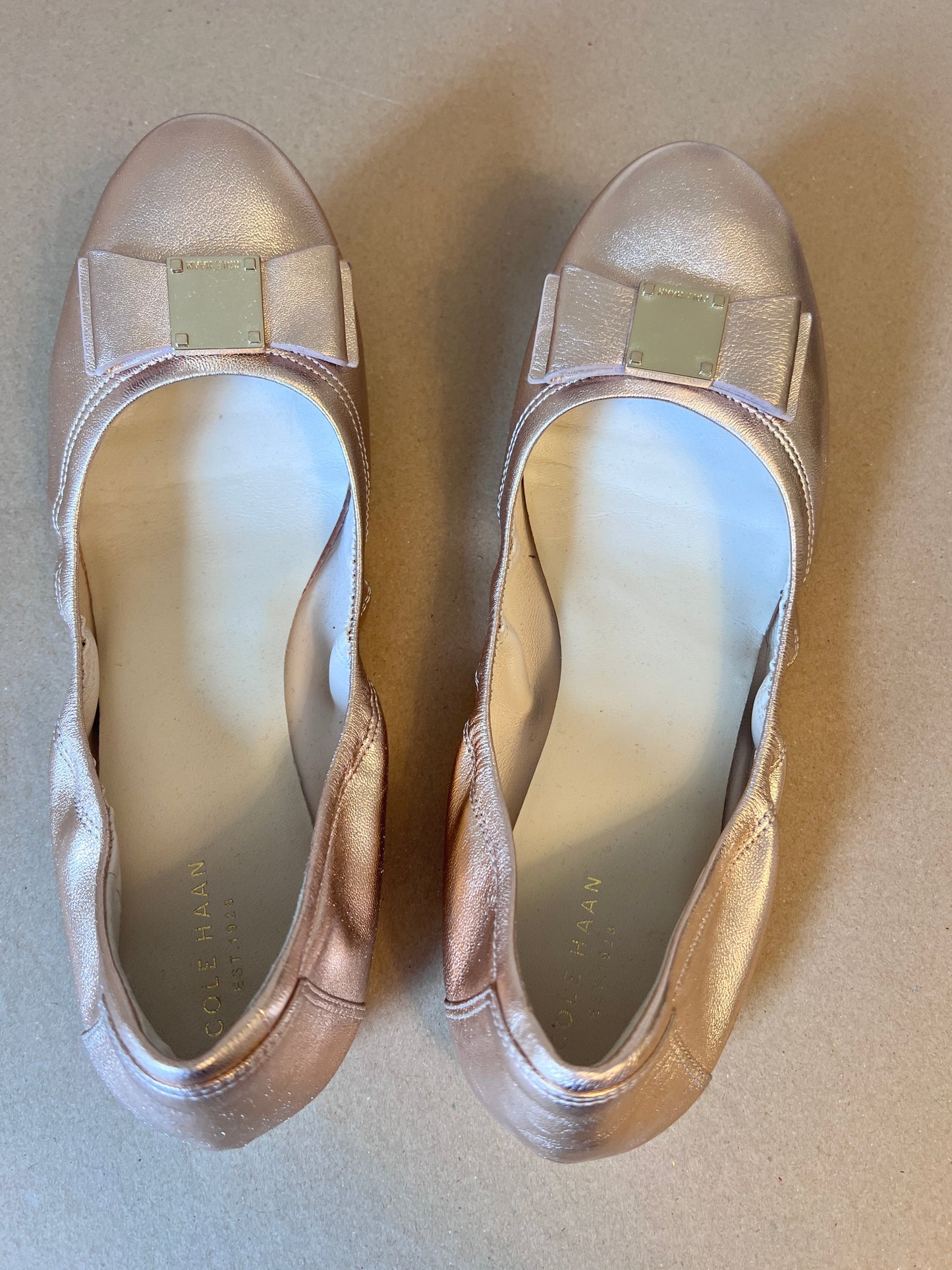 #176 - Cole Haan women’s rose gold ballet flats | 9.5M