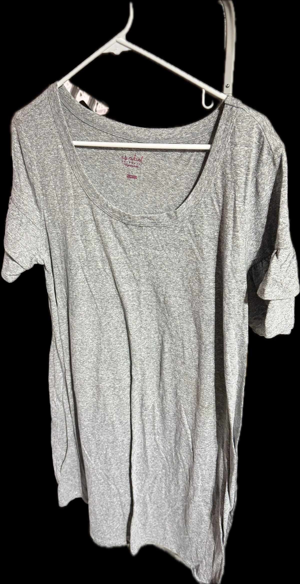 #20 REDUCED!! Isabel Maternity gray dress Size L GUC