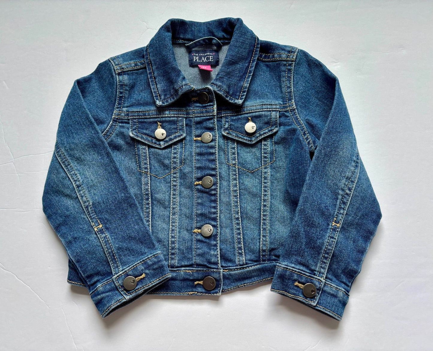 #43 Children's Place Jean Jacket Girls 3T EUC