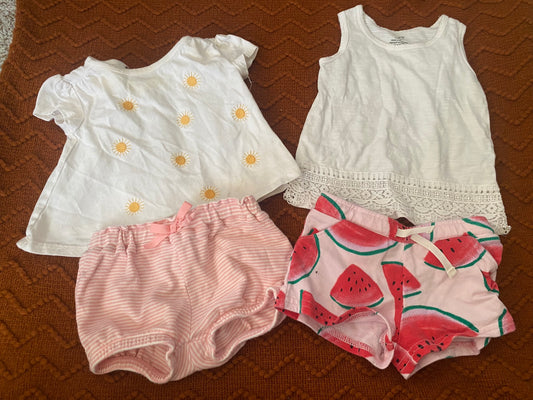 Girls 3-6 Month Outfit Bundle